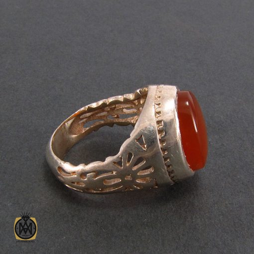 2 انگشتر عقیق یمن مردانه - کد 8233 - تصویر 3