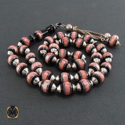 تسبیح یسر ، مرجان و نقره 33 دانه مرغوب و اعلا - کد 4092 تسبیح یسر ، مرجان و نقره 33 دانه مرغوب و اعلا - کد 4092