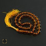 تسبیح کهربای پودری 33 دانه گرد- کد 4062 - تصویر 3