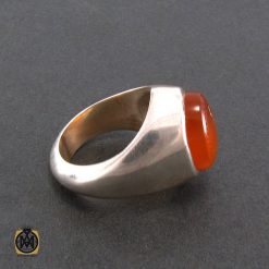 انگشتر عقیق یمن مردانه با حکاکی شرف الشمس استاد ضابطی - کد 8239 انگشتر عقیق یمن مردانه با حکاکی شرف الشمس استاد ضابطی - کد 8239