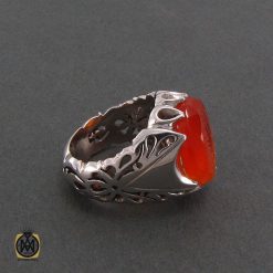 انگشتر عقیق یمن مردانه با حکاکی علی ولی الله - کد 8251 انگشتر عقیق یمن مردانه با حکاکی علی ولی الله - کد 8251