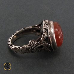 انگشتر عقیق یمن مردانه با حکاکی ان الحسین مصباح الهدی وسفینه النجاه - کد 8265 انگشتر عقیق یمن مردانه با حکاکی ان الحسین مصباح الهدی وسفینه النجاه - کد 8265