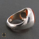 انگشتر عقیق یمن با حکاکی یا قاضی الحوائج السائلین - کد 8269 - تصویر 2