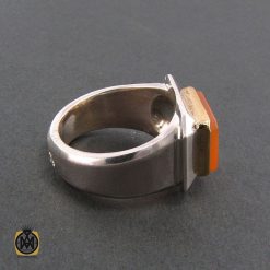 انگشتر عقیق یمن مردانه با حکاکی یا الله المحمود فی کل فعاله - کد 8276 انگشتر عقیق یمن مردانه با حکاکی یا الله المحمود فی کل فعاله - کد 8276