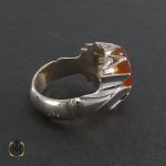 2 انگشتر عقیق یمن با حکاکی بسم الله الرحمن الرحيم - کد 8281 - تصویر 2