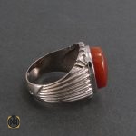 2 انگشتر عقیق یمن مردانه - کد 8296 - تصویر 2