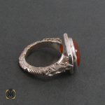 2 انگشتر عقیق یمن مردانه - کد 8297 - تصویر 2