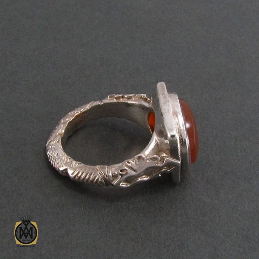 2 انگشتر عقیق یمن مردانه - کد 8297 - تصویر 2