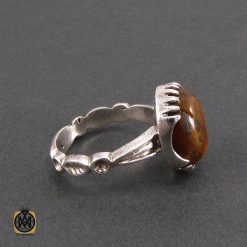 انگشتر چشم ببر مردانه اصل و معدنی - کد 8315 انگشتر چشم ببر مردانه اصل و معدنی - کد 8315