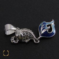 مدال میناکاری زنانه طرح ماهی - کد 3017 مدال میناکاری زنانه طرح ماهی - کد 3017