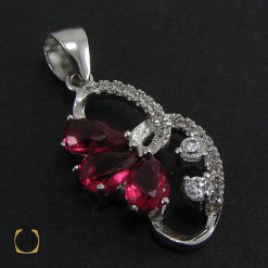 مدال نقره زنانه طرح سروین - کد 3038 مدال نقره زنانه طرح سروین - کد 3038