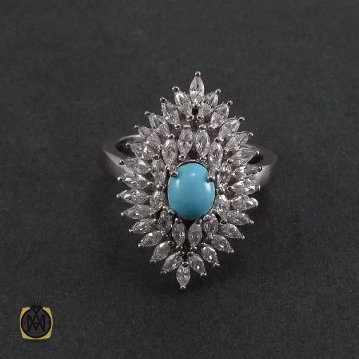 سرویس فیروزه نیشابور زنانه طرح مهسان - کد 7047 - تصویر 2