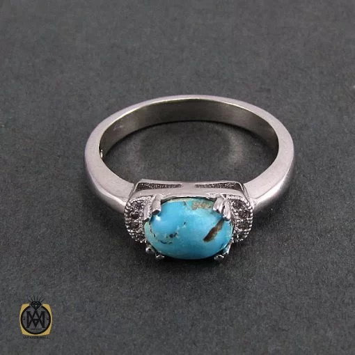 سرویس فیروزه نیشابور زنانه طرح نيايش - کد 7050 - تصویر 2