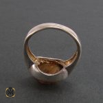 3 انگشتر عقیق باباقوری طرح صفوی مردانه - کد 8220 - تصویر 2