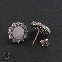 گوشواره نقره زنانه طرح ویانا - کد 5027 گوشواره نقره زنانه طرح ویانا - کد 5027