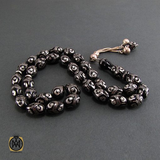 تسبیح یسر و نقره 33 دانه ارزشمند - کد 4095 - تصویر 3