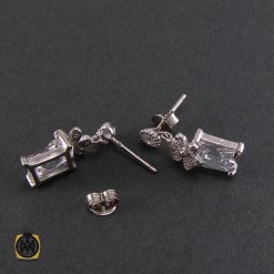 گوشواره نقره زنانه طرح نادیا - کد 5029 گوشواره نقره زنانه طرح نادیا - کد 5029