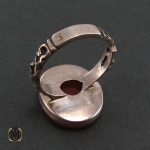 3 انگشتر عقیق یمن مردانه با حکاکی یا اباالحسن یا امیرالمومنین - کد 8256 - تصویر 3