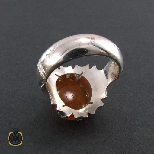 انگشتر عقیق یمن با حکاکی بسم الله الرحمن الرحيم - کد 8281 - تصویر 3