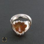 3 انگشتر عقیق یمن با حکاکی رفع الله رایة العباس - کد 8294 - تصویر 2