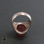 3 انگشتر عقیق یمن مردانه - کد 8296 - تصویر 3