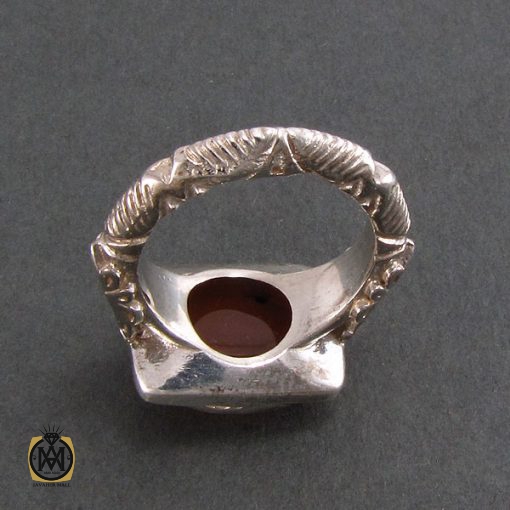 3 انگشتر عقیق یمن مردانه - کد 8297 - تصویر 3