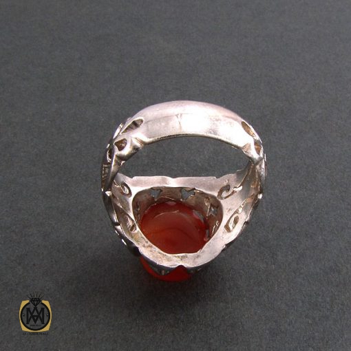 انگشتر عقیق یمن مردانه - کد 8299 - تصویر 3