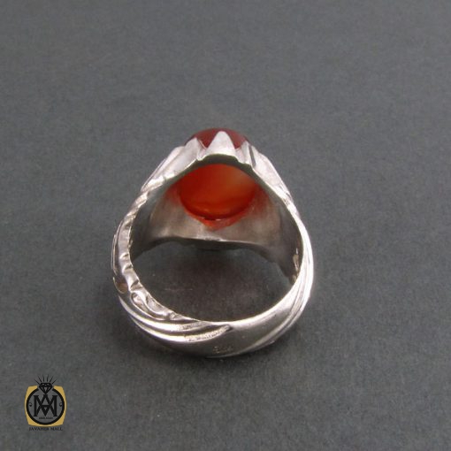 انگشتر عقیق یمن مردانه - کد 8304 - تصویر 3