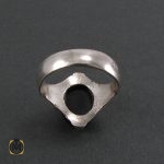 3 انگشتر عقیق سیاه مردانه - کد 8312 - تصویر 3