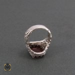 3 انگشتر عقیق قرمز مردانه - کد 8317 - تصویر 3