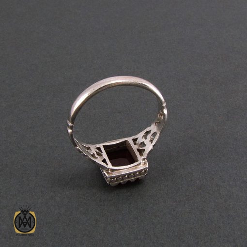 3 انگشتر عقیق قرمز مردانه - کد 8340 - تصویر 3