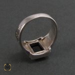 3 انگشتر عقیق سیاه مردانه - کد 8349 - تصویر 3