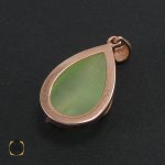 3 مدال چشم گربه زنانه طرح فرانک - کد 3029 - تصویر 3