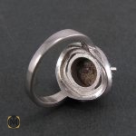 سرویس نقره با نگین فیروزه نیشابور زنانه طرح شيدا - کد 7044 - تصویر 3