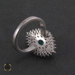3 سرویس فیروزه نیشابور زنانه طرح مهسان - کد 7047 - تصویر 3