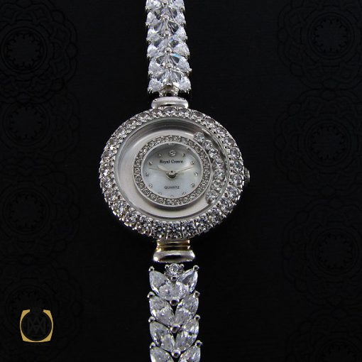 ساعت نقره زنانه رویال کرون - کد 6000 - تصویر 4