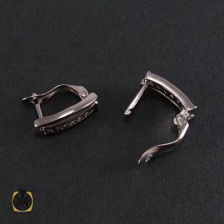 گوشواره نقره زنانه طرح ارغوان- کد 5024 گوشواره نقره زنانه طرح ارغوان- کد 5024