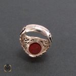3 انگشتر عقیق یمن مردانه مرغوب - کد 8209 - تصویر 3