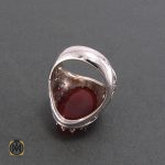 3 انگشتر عقیق یمن و زمرد مردانه مرغوب - کد 8210 - تصویر 2