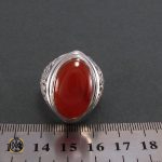 4 انگشتر عقیق یمن مردانه مرغوب - کد 8211 - تصویر 4
