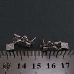 4 گوشواره نقره زنانه طرح آرزو - کد 5025 - تصویر 4