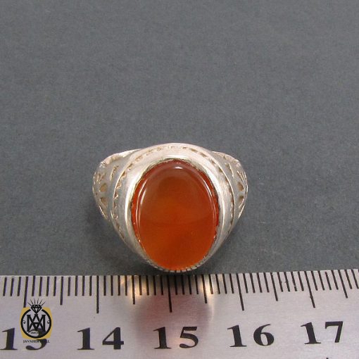 4 انگشتر عقیق یمن مردانه - کد 8233 - تصویر 4