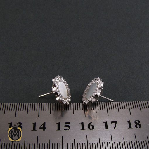 گوشواره نقره زنانه طرح ویانا - کد 5027 - تصویر 4