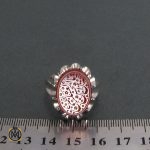4 انگشتر عقیق یمن مردانه با حکاکی یا حجه بن الحسن العسکری - کد 8253 - تصویر 4