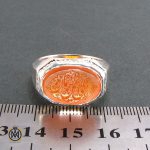 انگشتر عقیق یمن مردانه با حکاکی علی رکن الایمان - کد 8278 - تصویر 4