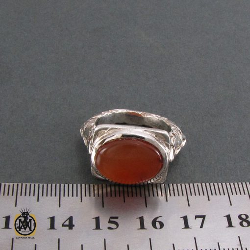 4 انگشتر عقیق یمن مردانه - کد 8297 - تصویر 4