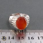 انگشتر عقیق یمن مردانه - کد 8304 - تصویر 4