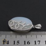 مدال چشم گربه زنانه طرح ساغر - کد 3027 - تصویر 4