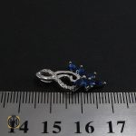 4 مدال نقره زنانه طرح مارینا- کد 3040 - تصویر 4