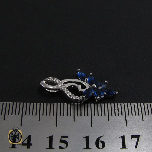 مدال نقره زنانه طرح مارینا- کد 3040 - تصویر 4